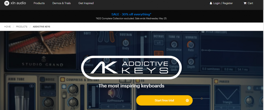 XLN Audio Addictive Keys