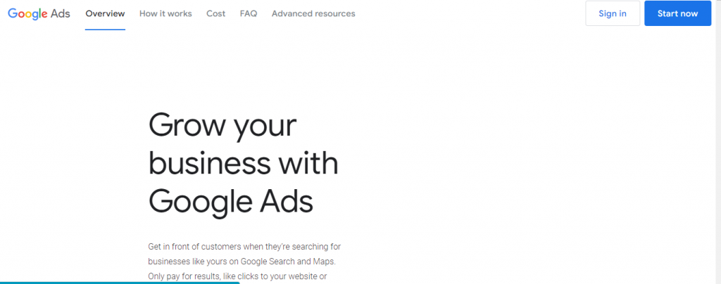 Google AdWords Advertising