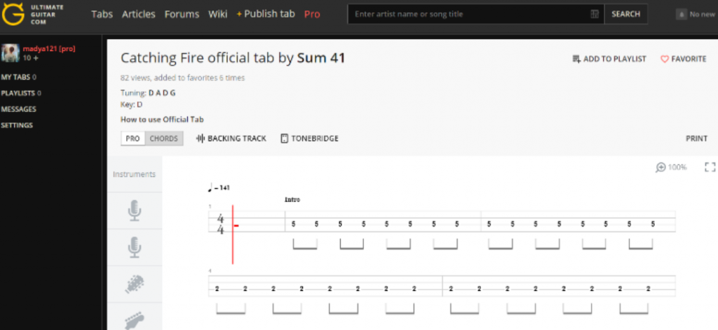 Ultimate Guitar Tabs