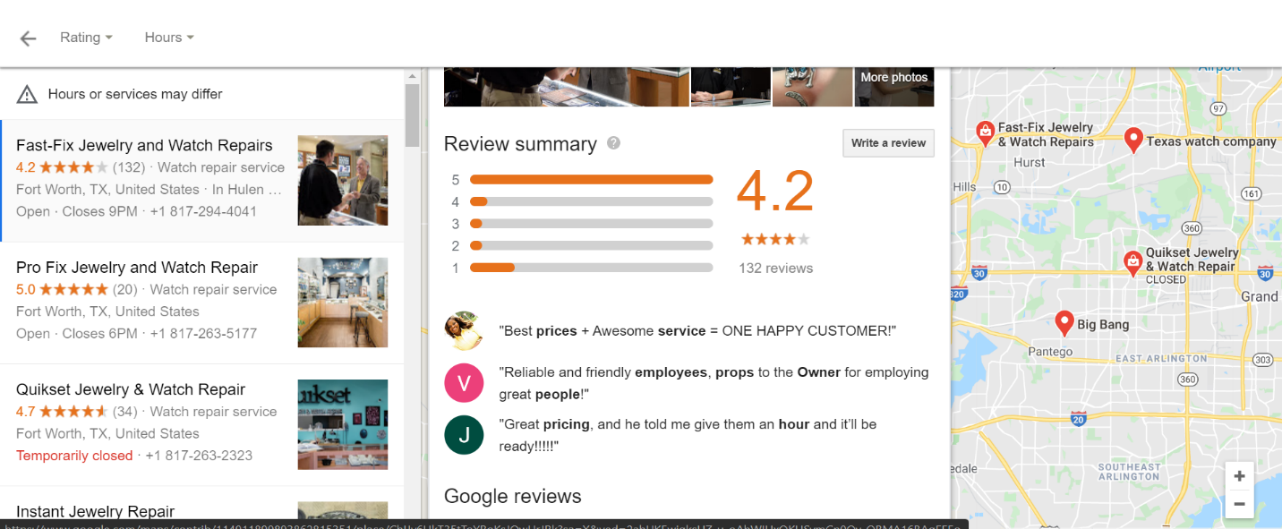 Managing Google My Business Reviews