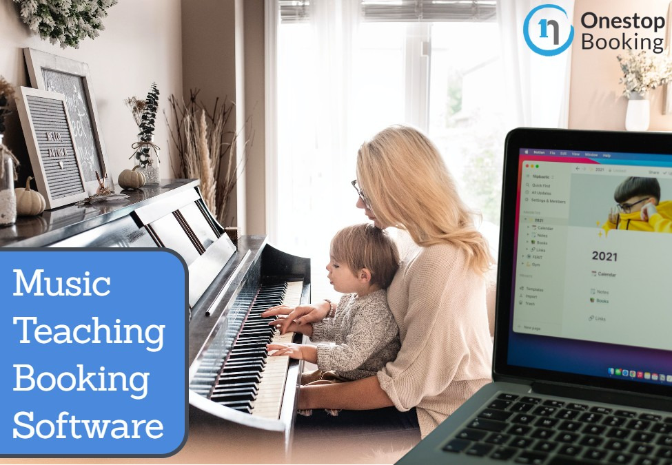 Music teacher booking software